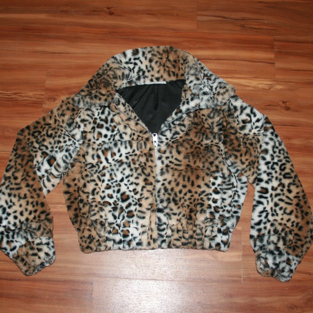 No Boundaries Faux Fur Jacket